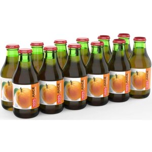 Сок Barinoff Апельсиновый восстановленный с мякотью 0,25 л (12 штук в упаковке)