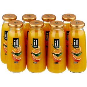 Сок IL Primo апельсин, без сахара, 0.2 л, 8 шт.