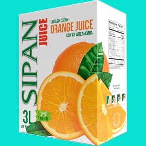 Сок из апельсина 3 литра SIPAN