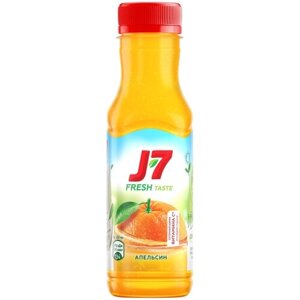 Сок J7 Fresh taste Апельсин с мякотью, 0.3 л