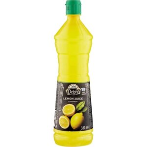 Сок лимонный концентрированный DELPHI 380 мл