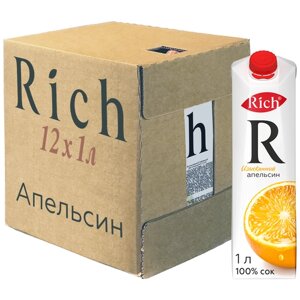 Сок Rich Апельсин, 1 л, 12 шт.