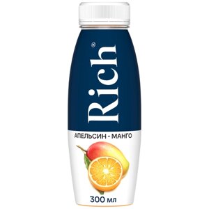 Сок Rich Апельсин-Манго, в пластиковой бутылке, 0.3 л, 12 шт.