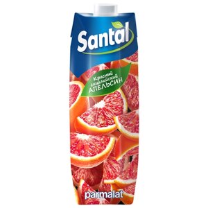 Сок Santal Красный сицилийский апельсин, 1 л, 1000 г, 12 шт.