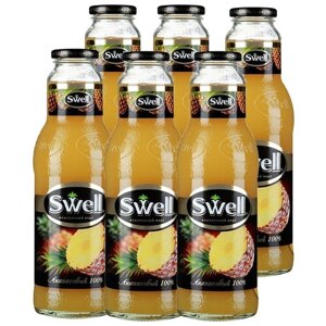 Сок, сокосодержащий напиток, нектар, свел, ананас Swell Ананас, 0.75 л, 6 шт.