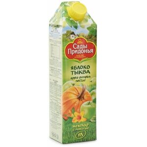 Сок тыквенно-яблочный 1 литр "Сады Придонья", 1 шт