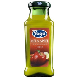 Сок Yoga Яблоко, без сахара, 0.2 л, 6 шт.