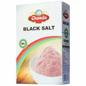 Соль чёрная гималайская Чанда (Himalayan black salt Chanda) 200 гр