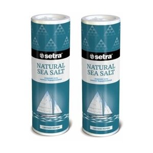 Соль Setra мелкая йодированная 250 г * 2 шт.