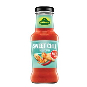 Соус Kuhne Sweet chili sauce with chili and garlic сладкий Чили с чесноком, 250 мл