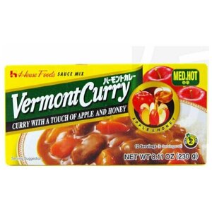 Соус овощной Карри среднеострый Vermont Curry (12 порций), 230 г