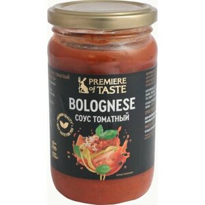 Соус томатный premiere OF TASTE болоньезе, 350 г * 4 шт.