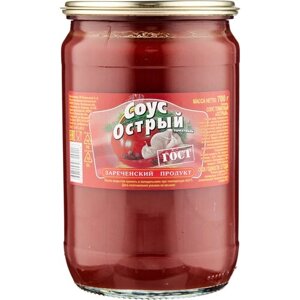 Соус томатный "Зареченский продукт" Острый 700 гр