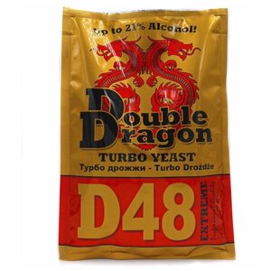 Спиртовые Турбо-дрожжи DoubleDragon D48 132 г