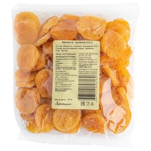 Сухофрукты абрикосы Семушка сушеные экстра, 500г