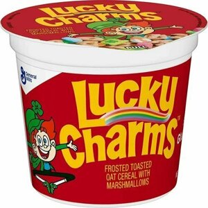Сухой завтрак Lucky Charms Choco с маршмеллоу в чашке, 48 гр