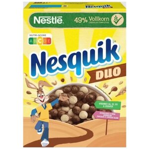 Сухой завтрак Nesquik DUO Шоколадные шарики 330 гр.