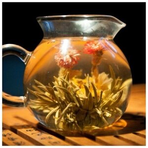 Связанный китайский зеленый чай Моли Бай Хэ Сян Ню (Белая Лилия Бессмертной Девы), 10 шт
