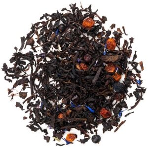 "Таежный чай" 100 гр, черный чай с ягодами