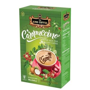 TNI King Coffee Cappuccino, в стикахкокос, молоко, 1 уп., 240 г