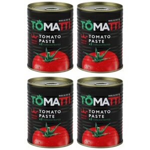 Tomatti Паста томатная 28-30%380 г, 4 шт