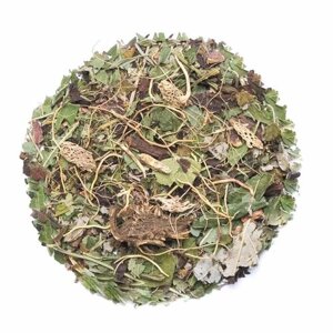 Травяной чай "Бодрость", иммунитет, витаминный, для бани, маралий корень, бадан, чабрец, кипрей, малина лист, смородина лист, зверобой 100 гр.