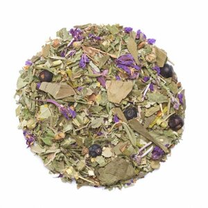 Травяной чай "Гармония ума", гинкго-билоба, эвкалипт, чабрец, кусочки корицы, мальва, можжевельник, кора дуба, курильский чай, земляника 1000 гр.