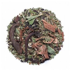Травяной чай "Хохот Шамана", иммунитет, лесной, для бани, витамин, Алтай, элеутерококк, смородина, бадан, зверобой, чабрец, облепиха, кипрей 100 гр.