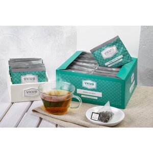 Травяной мятный чай VKUS, в пирамидках на чашку, 50 шт * 2 гр