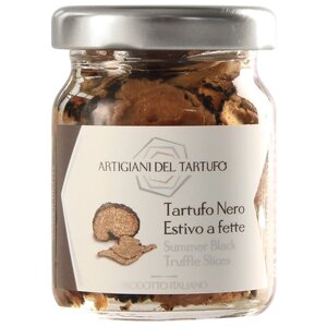 Трюфель летний черный резаный в подсолнечном масле "Artigiani del Tartufo", 0,130 кг