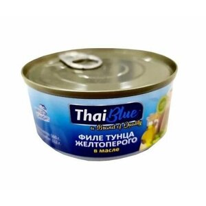 Тунец Thai Blue желтоперый в масле 160г х1шт