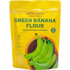 UFEELGOOD Банановая мука из зеленых бананов, 300 г, Ufeelgood
