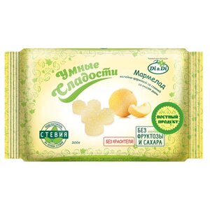 Умные сладости Мармелад желейный со вкусом дыни, 200г, 2 штуки