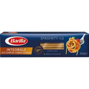 Упаковка 24 штуки Спагетти №5 Barilla Спагетти цельнозерновые 500г Италия