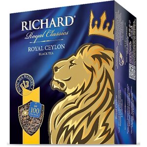 Упаковка 6 штук Чай Richard Royal Ceylon (2г х 100)(600 пакетиков с ярл.)