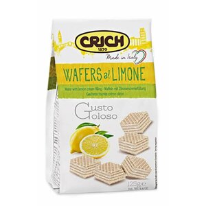 Вафли Crich с лимонно-кремовой начинкой Wafers with lemon filling, 125г