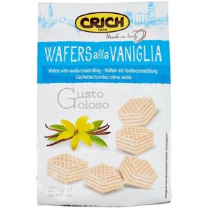 Вафли Crich с ванильно-кремовой начинкой начинкой Wafers with vanil filling, 250 г