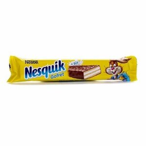 Вафли Nesquik в молочном шоколаде, 26,7гр