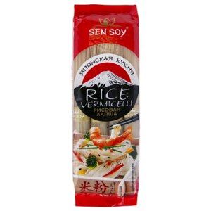 Вермишель Японская кухня Rice Vermicelli рисовая, лапша, 300 г