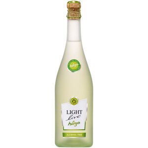 Вино безалкогольное Light Live Sparkling Hugo Игристый коктейль на основе безалкогольного вина Мохито полусладкий, 750 мл, алк. не более 0,5%