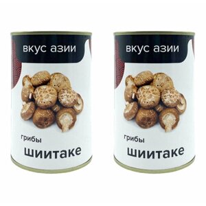 Вкус Азии Грибы консервированные Шиитаке, 400 г, 2 шт