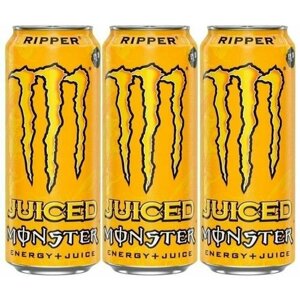 Вlack Monster Ripper/ Монстр Риппер 500 мл * 3 шт (Ирландия)
