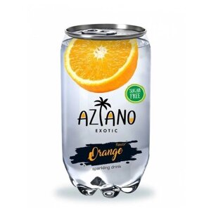 Вода газированная Aziano, апельсин, 350 мл. В упаковке шт: 1