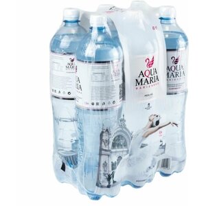 Вода минеральная Agua Maria газированная, 1.5 литра - 6 бутылок