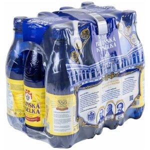Вода минеральная Bilinska Kyselka негазированная, ПЭТ, без вкуса, 12 шт. по 0.5 л