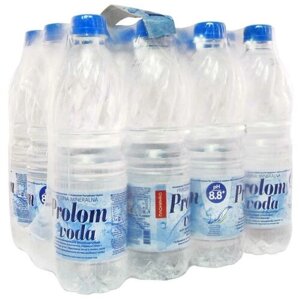 Вода минеральная Prolom лечебно-столовая негазированная, ПЭТ, без вкуса, 12 шт. по 0.5 л