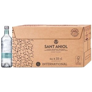 Вода минеральная Sant Aniol (Сант Аниол) 24 шт по 0,33 л, негазированная, стекло