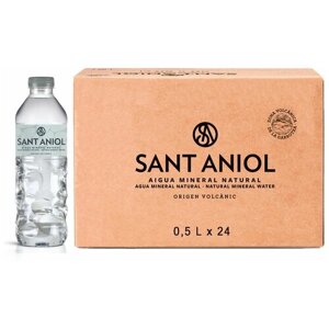 Вода минеральная Sant Aniol (Сант Аниол) 24 шт по 0,5 л, негазированная, пэт