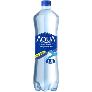 Вода питьевая Aqua Minerale газированная, ПЭТ, 1 л