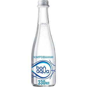 Вода питьевая Bon Aqua газированная стекло, кола, 0.33 л
